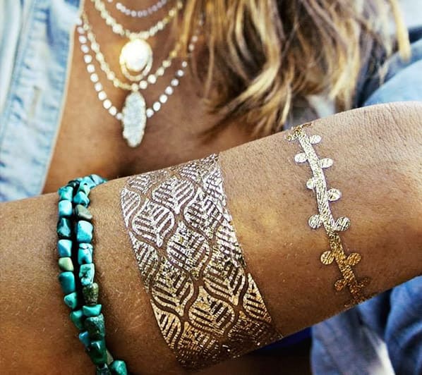 bijoux éphémères flash tattoos