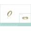 Anello donna placato in oro Circulaire 2