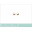 Boucles d'oreilles perle beige majorque 1 2