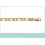Bracciale uomo placato in oro Plaqué or maille figaro 1-1 5mm figaro 2