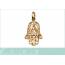 Gold plated Main Fatma pendant 2