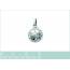 Silver Ballon Rond Mondial pendant 2