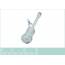 Silver Guitare pendant 2