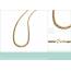 Woman gold plated 4/7 mm palmier necklace 2