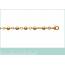 Woman gold plated Aurea beaded bracelet 2