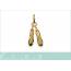 Woman gold plated Ballerines dansante pendant 2