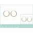 Woman gold plated Classique 2 cm creoles earring 2