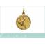 Woman gold plated medaillon pendant 2