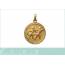 Woman gold plated medaillon pendant 2