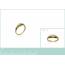 Woman gold plated Souvenir Naissant ring 2