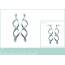 Woman silver  songes circular earring 2