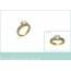Woman gold plated Convoitise ring 2