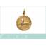 Woman gold plated medaillon pendant 2