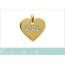 Woman gold plated XXl hearts pendant 2