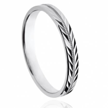 Alliance femme argent Lelia