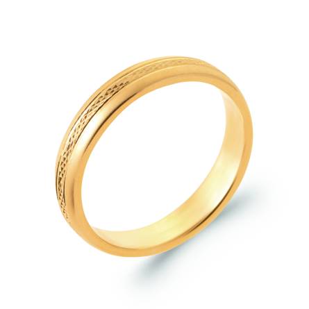 Alliance femme plaqué or Azoa