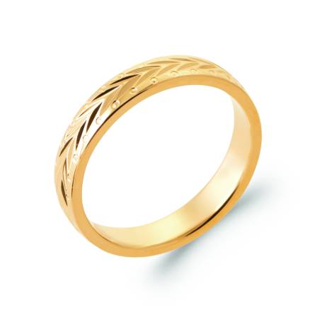 Alliance femme plaqué or Elicia