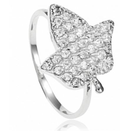 Anello donna argento Feuille
