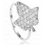 Anello donna argento Feuille mini