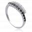 Anello donna argento Sensualité nero mini