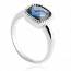 Anello donna argento Tabitha blu mini