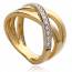 Anello donna placato in oro Celeste mini