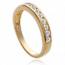 Anello donna placato in oro Circulaire mini