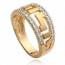 Anello donna placato in oro Faviola mini