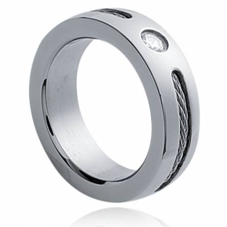 Anello uomo acciaio Maxim's virtuose