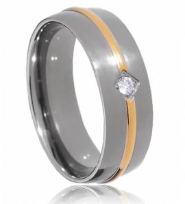 Anello uomo titanio Andromède