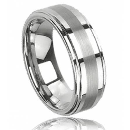 Anello uomo tungsteno Supersonique