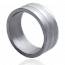 Anillo hombre acero 2 tons fluide mini