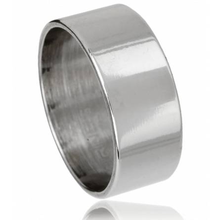 Anillo hombre acero Chrome gris