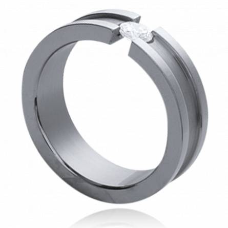 Anillo hombre acero Maxim's aisance