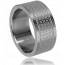 Anillo hombre acero Neige mini