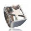 Anillo hombre plata Etoiles pleine mini