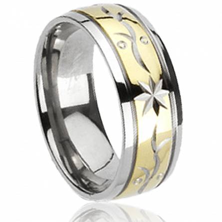 Anillo hombre titanio Esther