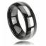 Anillo hombre tungsteno Galaxie negro mini