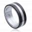 Anillo mujer acero Alaska negro 2