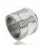 Anillo mujer acero Salomé blanco mini