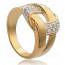 Anillo mujer bañado en oro Absolution  mini