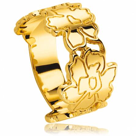 Anillo mujer bañado en oro Ardia