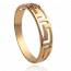 Anillo mujer bañado en oro Gavdos mini