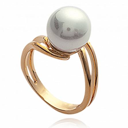 Anillo mujer bañado en oro Souvenir Retrouvé