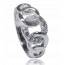 Anillo mujer plata Retro glam mini