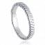 Anillo mujer plata Stries Obliques mini