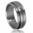 Anti-Stress-Ring herren stahl Dauphin mini