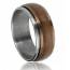 Anti-Stress-Ring herren stahl Durango braun mini