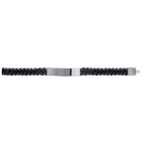 Armband herren stahl schwarz