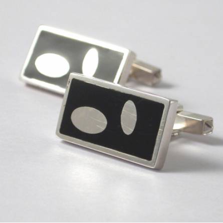 Art Déco Resin Cuff Link